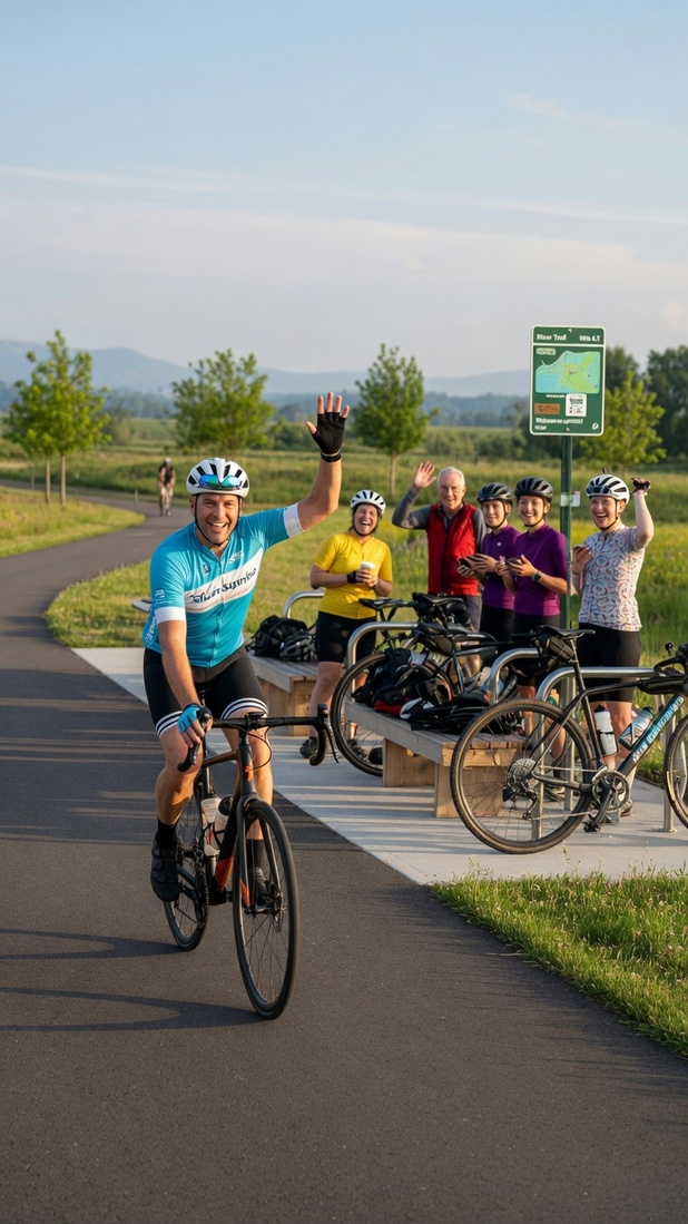 How to Make Friends Through Cycling